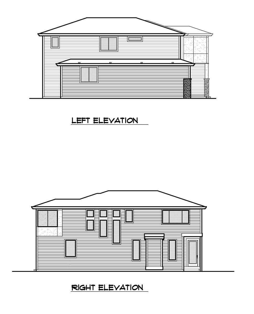 Contemporary, Modern Plan with 2067 Sq. Ft., 3 Bedrooms, 3 Bathrooms, 2 Car Garage Picture 19