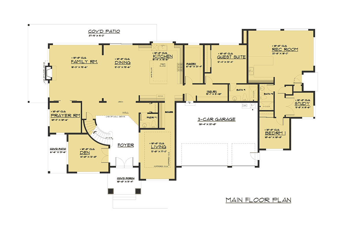 Contemporary Modern Level One of Plan 81953