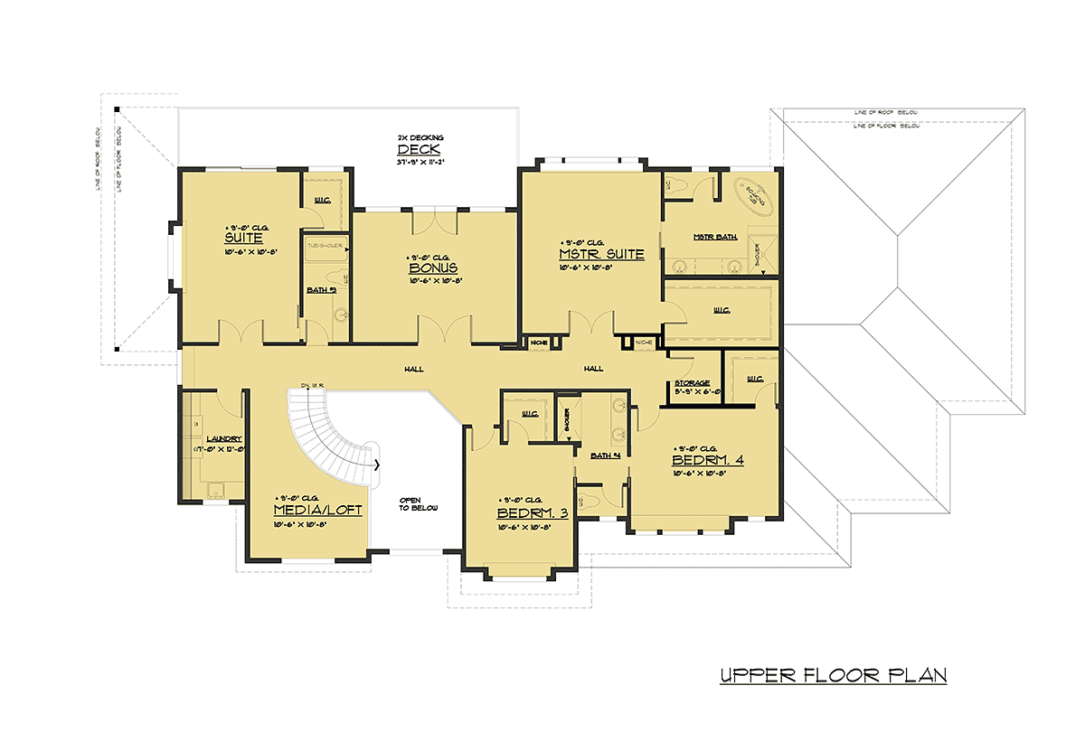 Contemporary Modern Level Two of Plan 81953