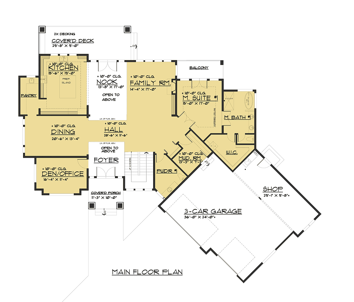 Contemporary Modern Level One of Plan 81955