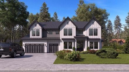 House Plan 81956 Elevation