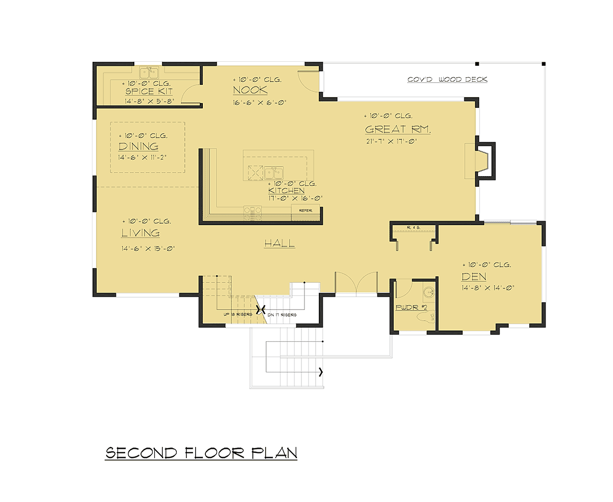 House Plan 81957 Level Two