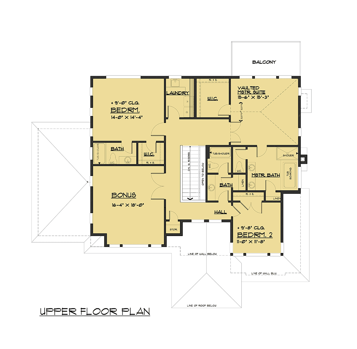 Colonial Contemporary Traditional Level Two of Plan 81960