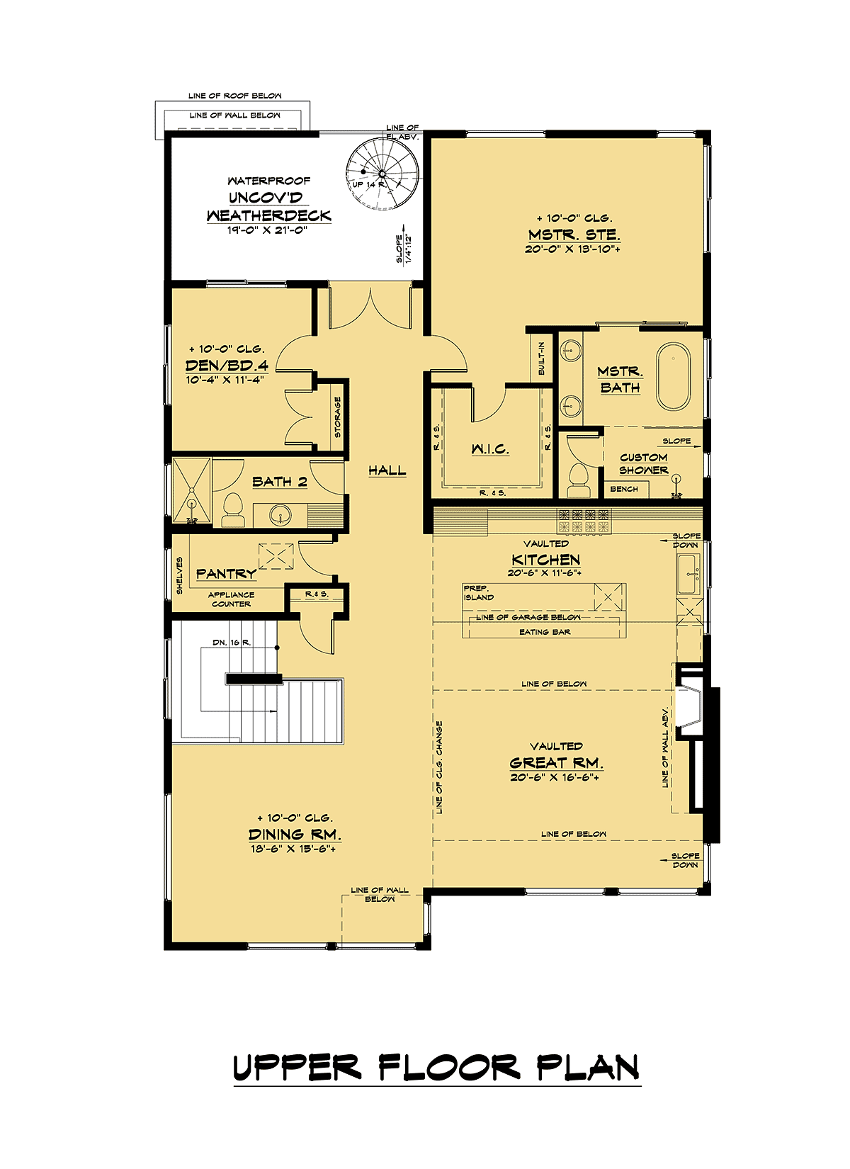 Contemporary Modern Level Two of Plan 81964