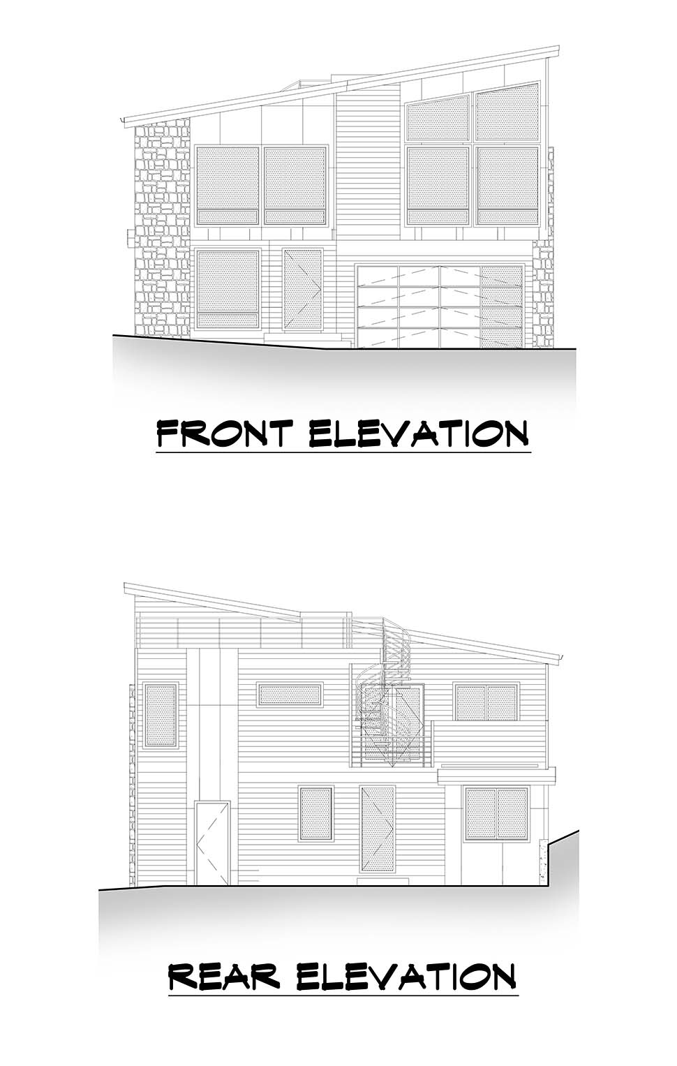 Contemporary, Modern Plan with 3240 Sq. Ft., 4 Bedrooms, 3 Bathrooms, 3 Car Garage Picture 4