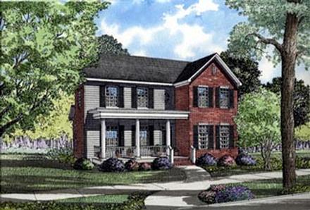 Colonial Farmhouse Traditional Elevation of Plan 82014