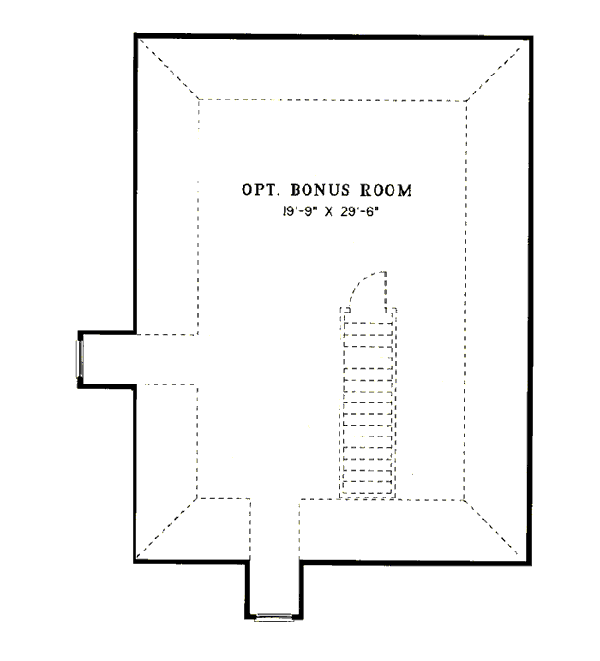 Country Farmhouse Level Two of Plan 82020