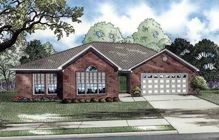 Craftsman European Elevation of Plan 82031