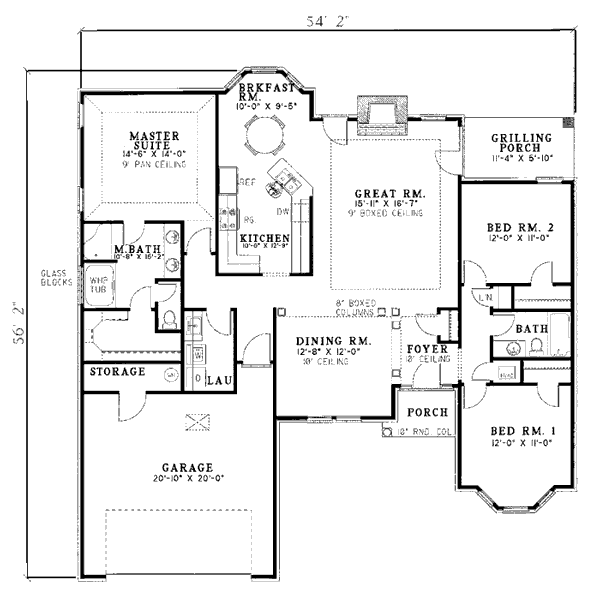 Traditional Level One of Plan 82038