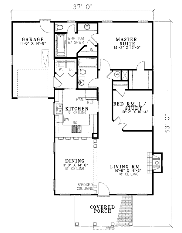 Colonial European Level One of Plan 82040