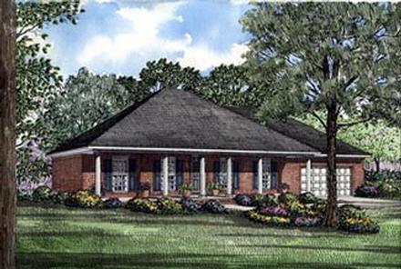 Colonial Elevation of Plan 82050