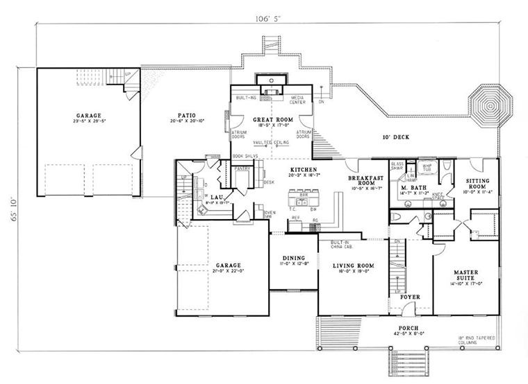 Cape Cod Country Level One of Plan 82058