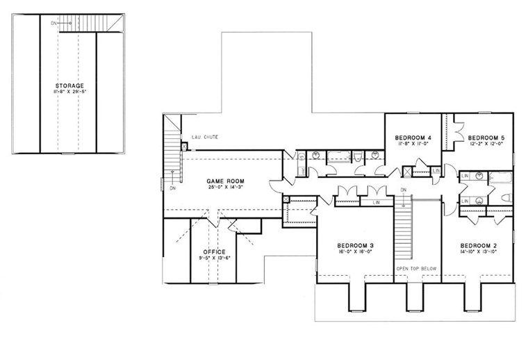 Cape Cod Country Level Two of Plan 82058