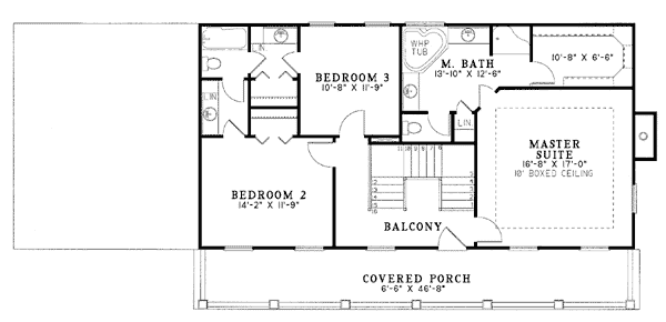 Colonial Southern Level Two of Plan 82061