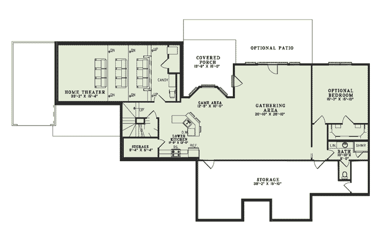  Lower Level of Plan 82074