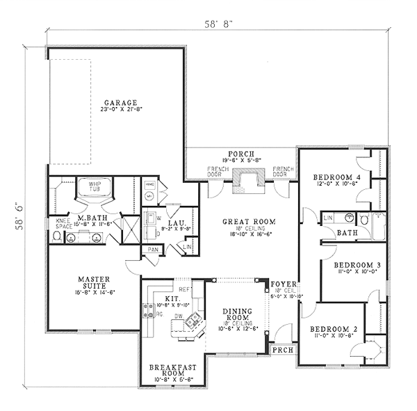 European Traditional Level One of Plan 82075