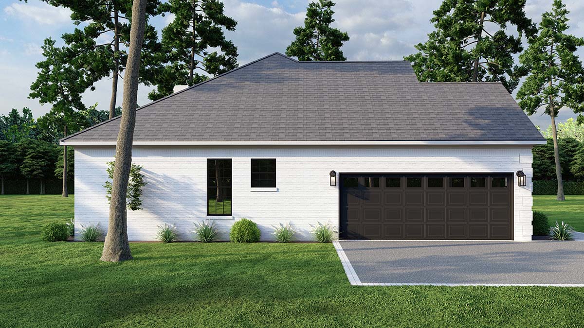 European, One-Story, Traditional Plan with 1989 Sq. Ft., 4 Bedrooms, 3 Bathrooms, 2 Car Garage Picture 3