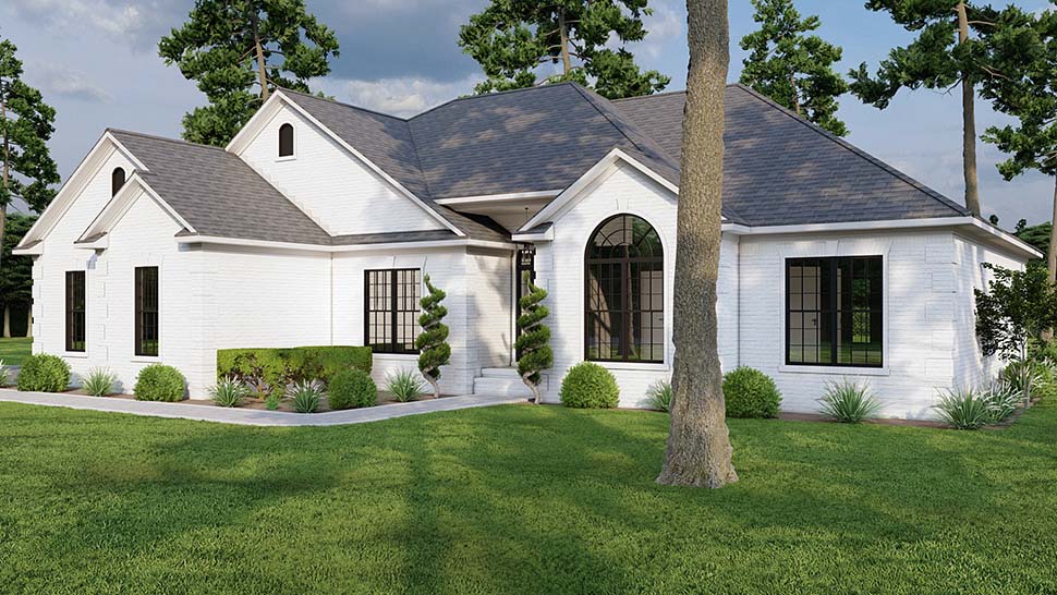 European, One-Story, Traditional Plan with 1989 Sq. Ft., 4 Bedrooms, 3 Bathrooms, 2 Car Garage Picture 5