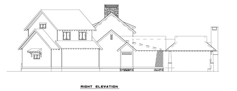 Country, Craftsman, Farmhouse Plan with 2555 Sq. Ft., 5 Bedrooms, 4 Bathrooms, 2 Car Garage Picture 21