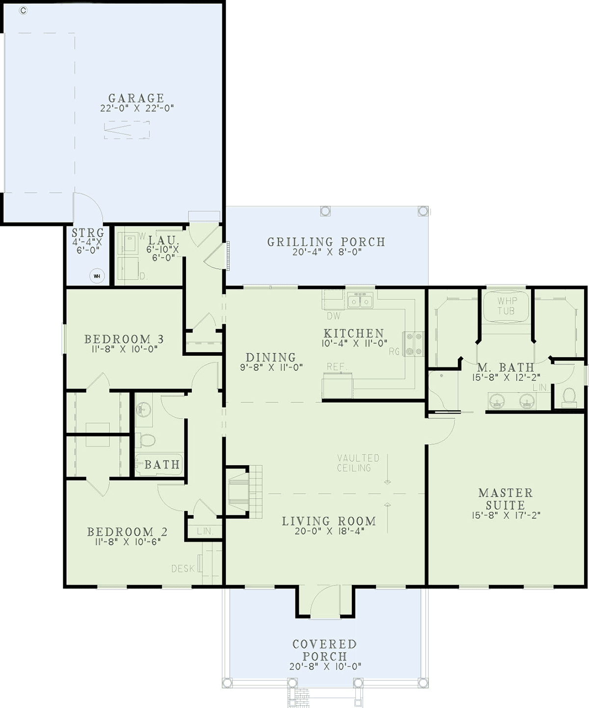 Cape Cod Colonial Country Level One of Plan 82104