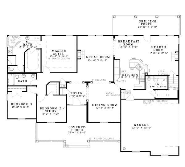 Ranch Level One of Plan 82106