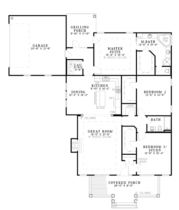 Ranch Level One of Plan 82107