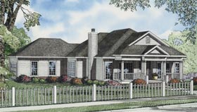 Ranch Elevation of Plan 82107