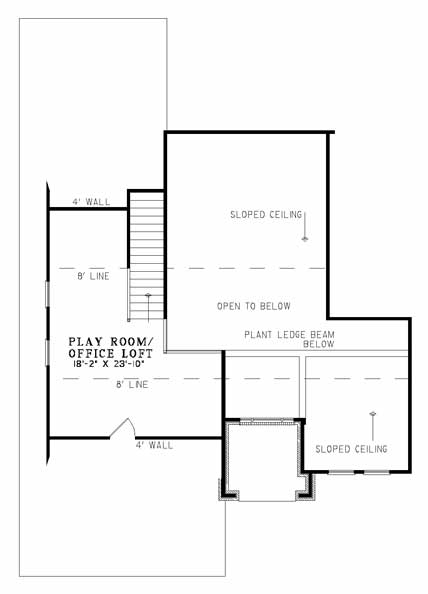 Italian Mediterranean Tuscan Level Two of Plan 82115