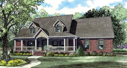 Country Farmhouse Elevation of Plan 82123