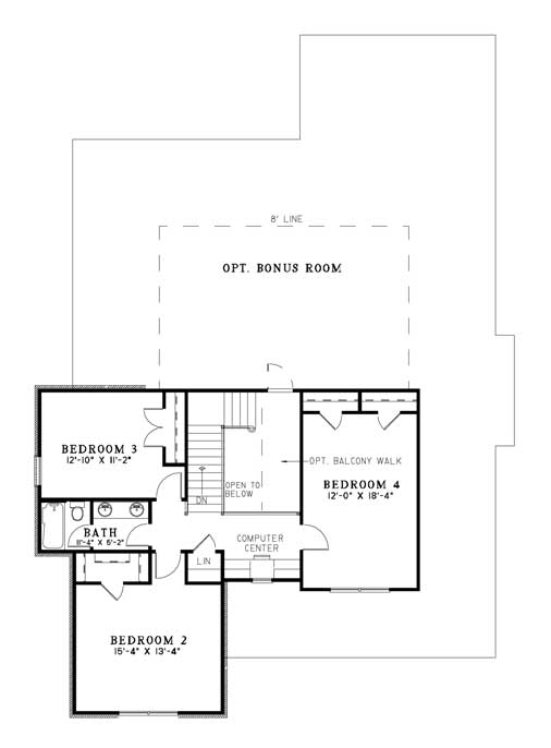 Colonial European Level Two of Plan 82136