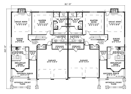 House Plan 82149 First Level Plan