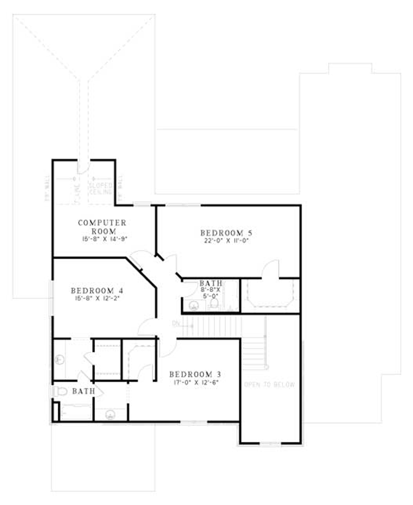Contemporary Traditional Level Two of Plan 82153