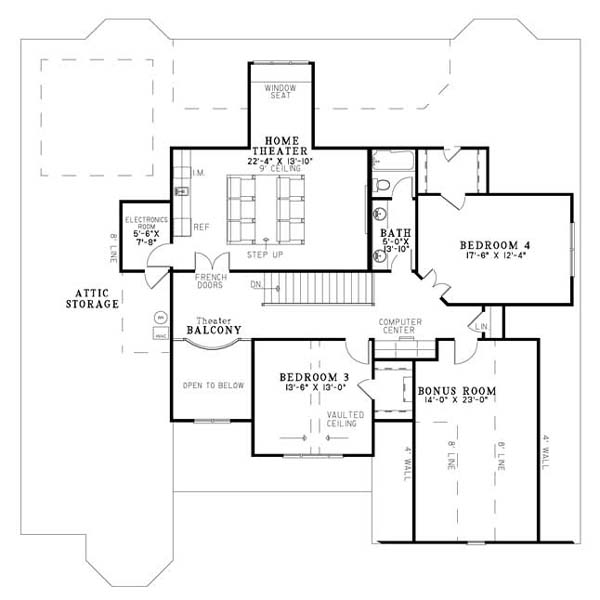 Craftsman Level Two of Plan 82154