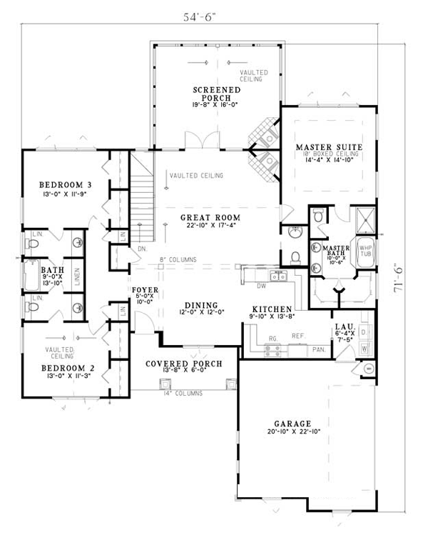 Traditional Level One of Plan 82159