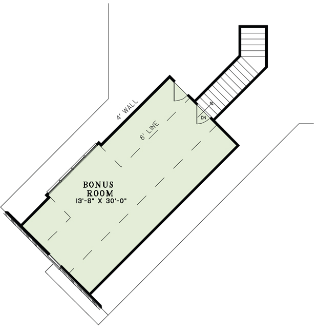 Contemporary Level Two of Plan 82171