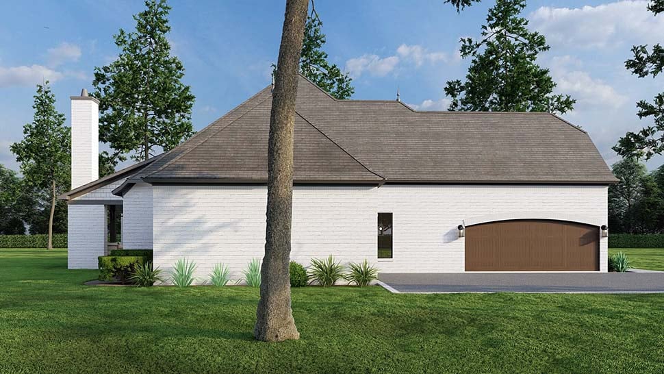 Plan with 2545 Sq. Ft., 4 Bedrooms, 3 Bathrooms, 3 Car Garage Picture 5