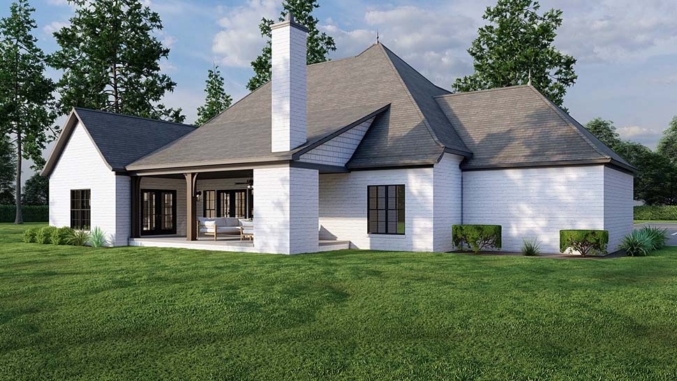 Plan with 2545 Sq. Ft., 4 Bedrooms, 3 Bathrooms, 3 Car Garage Picture 7