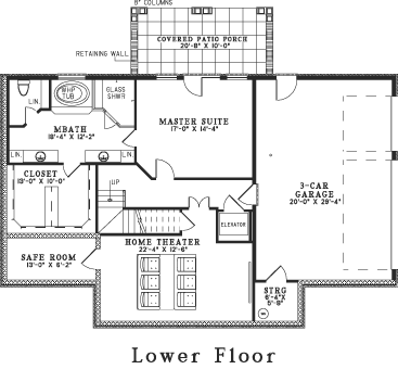  Lower Level of Plan 82194