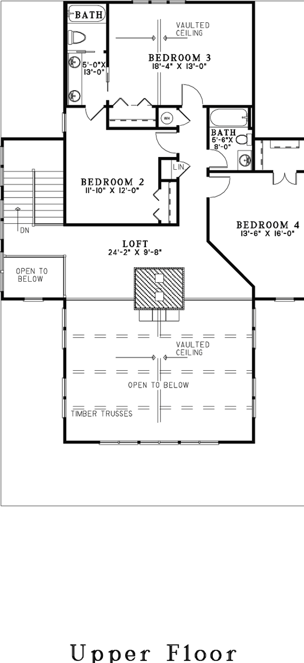 Country Craftsman Level Two of Plan 82208