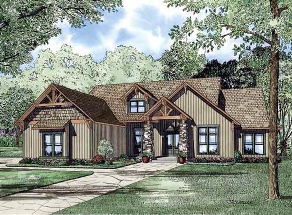 House Plan 82218 Elevation