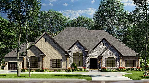 House Plan 82234 Elevation