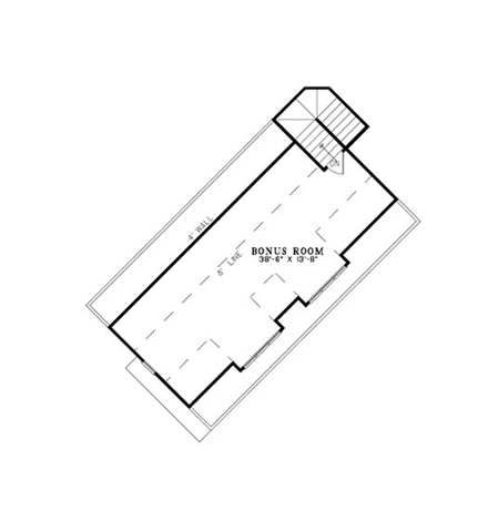 House Plan 82242 Second Level Plan