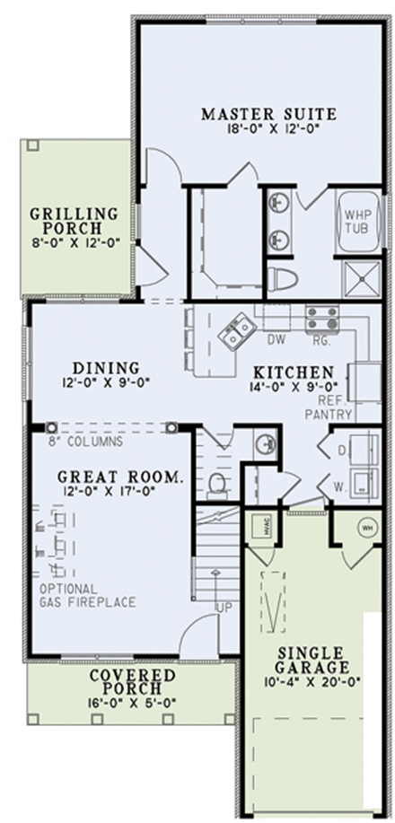 House Plan 82249 First Level Plan