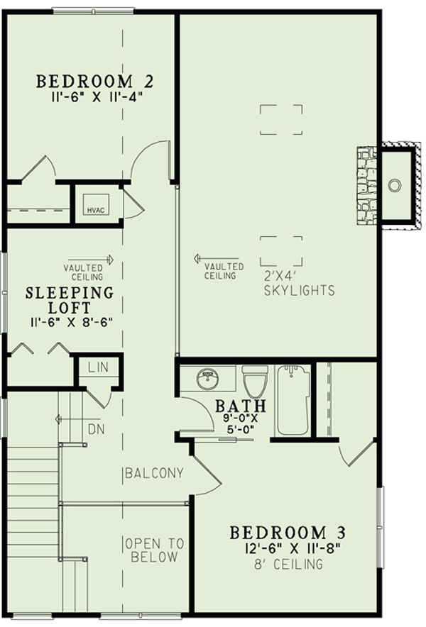 Country Craftsman Level Two of Plan 82251