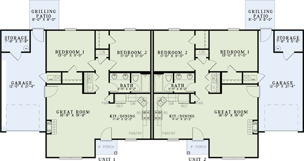 Traditional Level One of Plan 82255