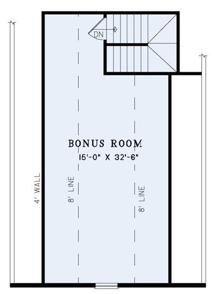 House Plan 82256 Second Level Plan