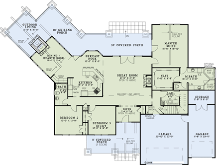 House Plan 82260 First Level Plan