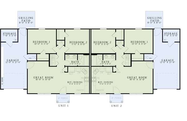 Traditional Level One of Plan 82265