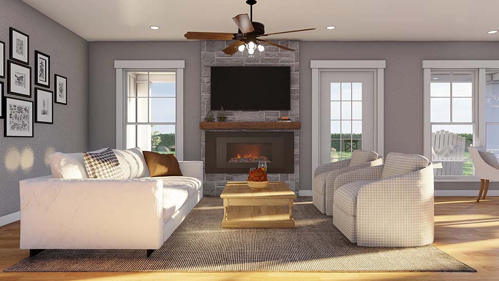 Plan with 2457 Sq. Ft., 3 Bedrooms, 3 Bathrooms, 2 Car Garage Picture 11