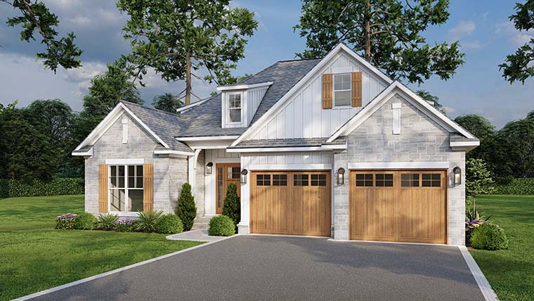 Plan with 2457 Sq. Ft., 3 Bedrooms, 3 Bathrooms, 2 Car Garage Picture 6